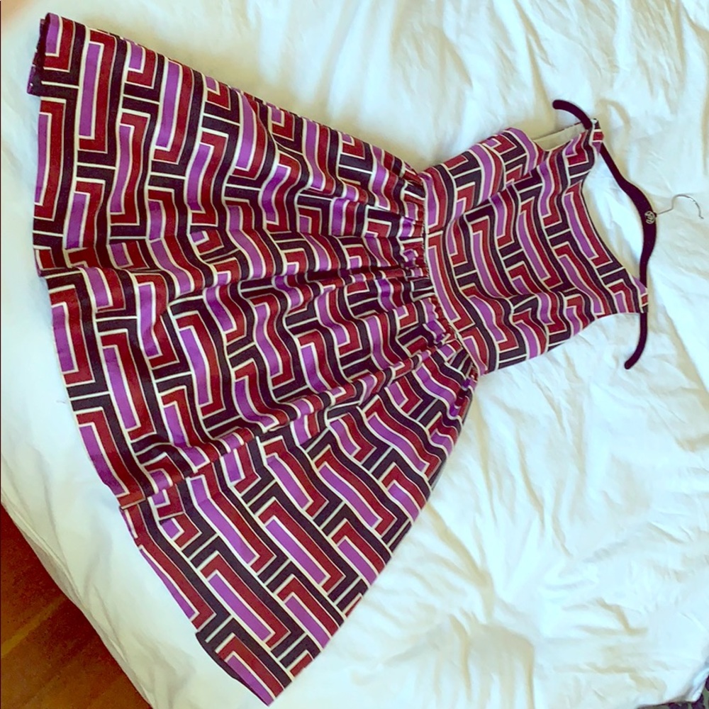 Kate Spade Size 00 geometric print cocktail dress
